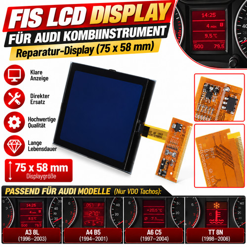 Tacho lcd display für audi - tacho,